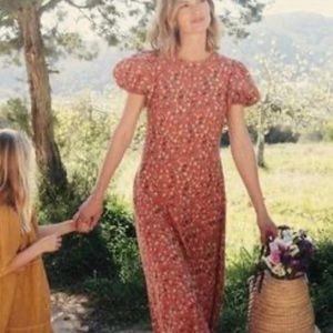 Doen Asalea Dress in Tasha Poppy Garden size XL